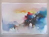 Voyage of the Dawn 1990 32x42 Huge Original Painting by Hong Leung - 2