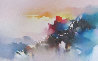 Voyage of the Dawn 1990 32x42 Huge Original Painting by Hong Leung - 0
