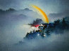 Untitled Landscape 1981 37x49 Original Painting by Hong Leung - 0