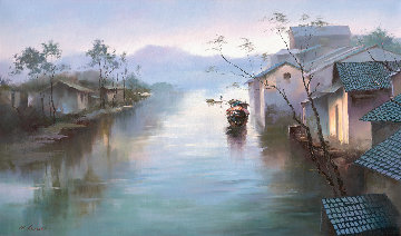 Moment 2017 35x60 Super Huge Original Painting - Hong Leung Moment 2017 35x60 Super Huge Original Painting - Hong Leung