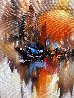 Morning Rise 2017 41x30 Huge Original Painting by Hong Leung - 1