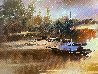 Beside the River 2013 35x47 Huge Original Painting by Hong Leung - 3