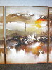 Untitled Painting (Triptych) 1979 49 X 37 Each - Mural - 111 in wide Original Painting by Hong Leung - 4