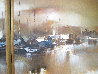 Untitled Painting (Triptych) 1979 49 X 37 Each - Mural - 111 in wide Original Painting by Hong Leung - 6