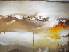 Untitled Painting (Triptych) 1979 49 X 37 Each - Mural - 111 in wide Original Painting by Hong Leung - 7