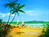 Summer Sands 2015 30x39 - Maui, Hawaii Original Painting by Hong Leung - 0