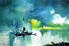 Summer Riverside 2013 35x23 Original Painting by Hong Leung - 0