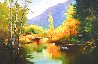 Serene Autumn 2016 24x35 Original Painting by Hong Leung - 0