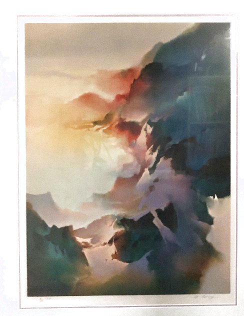 Rainbow Mountain 46x38 Huge Limited Edition Print by Hong Leung