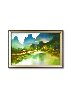 Mountain River Village 2017 24x35 Original Painting by Hong Leung - 1