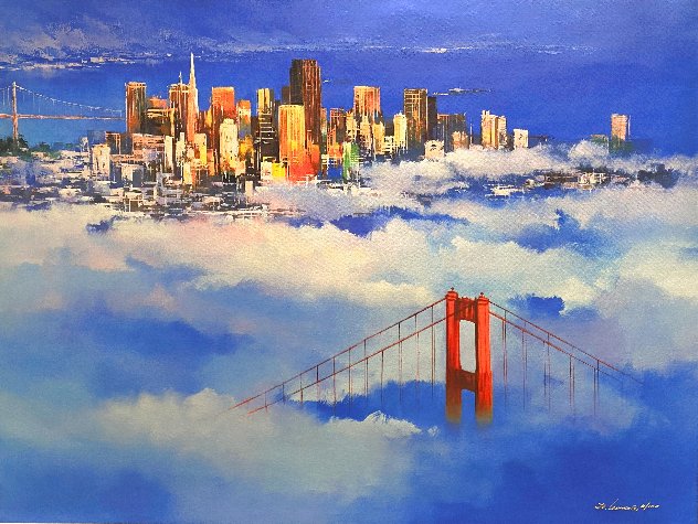 San Francisco Dreaming - Huge - California Limited Edition Print by Hong Leung