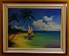 Untitled (Tropical) 2008 40x50 Original Painting by Hong Leung - 1