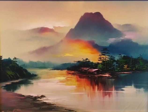 River Dusk 1993 Limited Edition Print by Hong Leung
