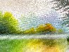 Hidden Lake Painting 2016 20x30 Original Painting by Richard Leung - 1