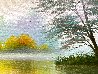 Hidden Lake Painting 2016 20x30 Original Painting by Richard Leung - 3