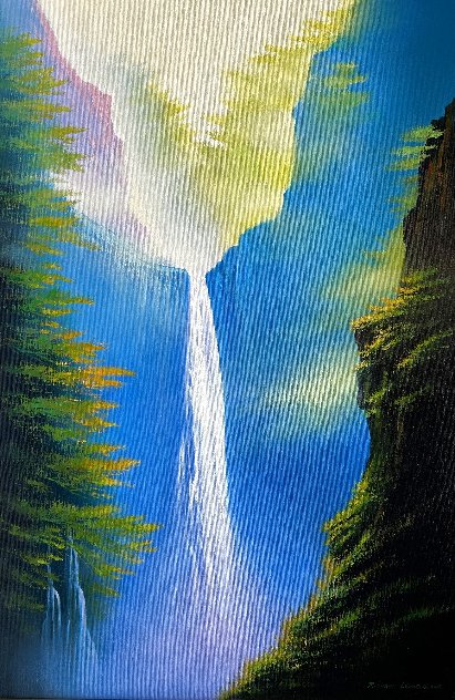 Forest Heart Painting2009 30x20 Original Painting by Richard Leung