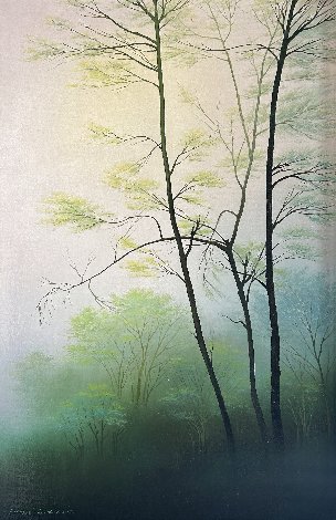 Enchanted Forest 2015 30x20 Original Painting - Richard Leung