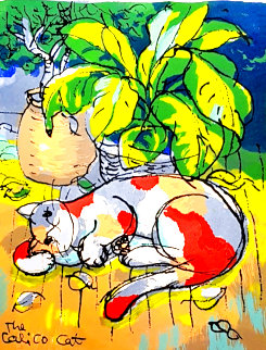 Calico Cat 2001 Limited Edition Print - Michael Leu Calico Cat 2001 Limited Edition Print - Michael Leu