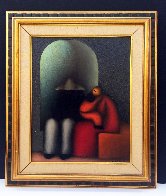 La Familia 2009 27x23 Original Painting by Jesus Leuus - 1 La Familia 2009 27x23 Original Painting by Jesus Leuus - 1