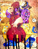 Street Singer 32x28 Original Painting by Dorit Levi - 0