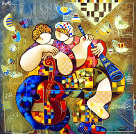 Serenade For Two  HS Limited Edition Print by Dorit Levi - 0