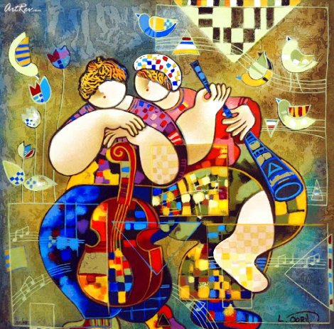 Serenade For Two  HS Limited Edition Print - Dorit Levi