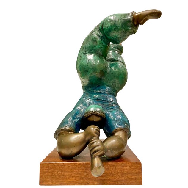 Movement and Joy Bronze Sculpture 2010 18 in - Huge Sculpture by Dorit Levi Movement and Joy Bronze Sculpture 2010 18 in - Huge Sculpture by Dorit Levi