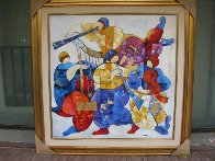 Musical Fest 2003 40x40 Super Huge Original Painting by Dorit Levi - 1 Musical Fest 2003 40x40 Super Huge Original Painting by Dorit Levi - 1