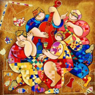 Festive Feast 2004 Limited Edition Print - Dorit Levi Festive Feast 2004 Limited Edition Print - Dorit Levi