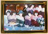 Le Bar 1989 48x68 Huge Original Painting by Charles Levier - 1
