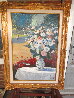 Untitled Floral 45x33 - Huge Original Painting by Charles Levier - 3