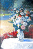Untitled Floral 45x33 - Huge Original Painting by Charles Levier - 0
