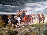 Gathering Storm 2000 48x72 Huge Mural Size Original Painting by Doug Levitt - 0