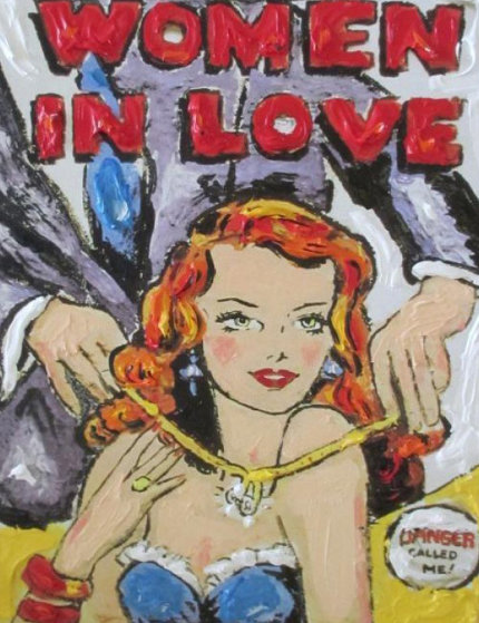 Women in Love Unique 2010 Original Painting by Leslie Lew Women in Love Unique 2010 Original Painting by Leslie Lew