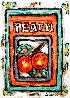 Peach # 3 7x5 Unique Monotype Works on Paper (not prints) by Leslie Lew - 0