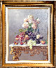 Roses and Fruit 2005 51x41 Huge Original Painting by Lex Gonzalez - 1