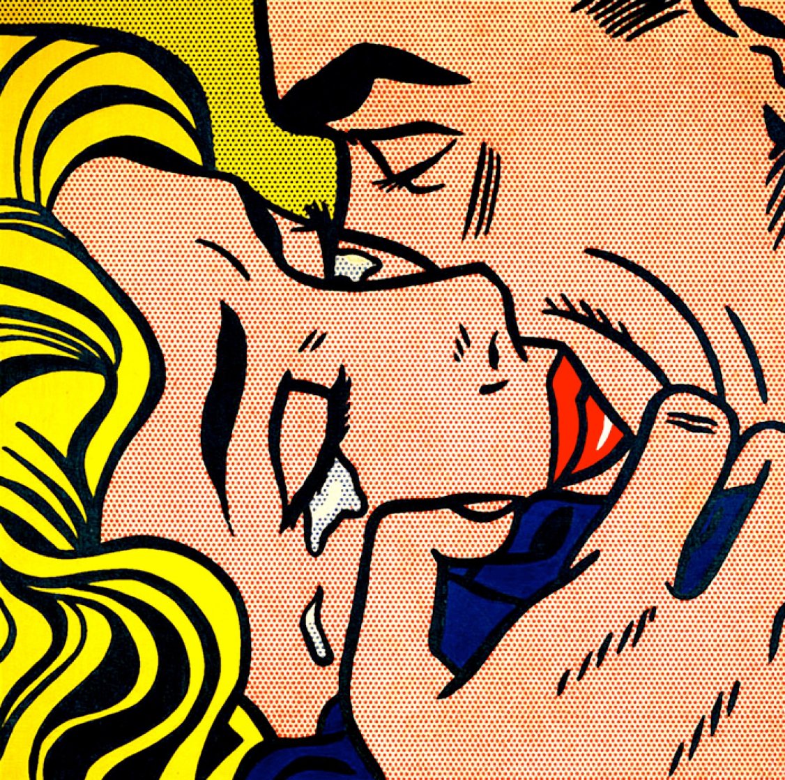 Kiss V 1964  Limited Edition Print by Roy Lichtenstein