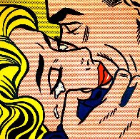 Kiss V 1964  Limited Edition Print by Roy Lichtenstein - 0