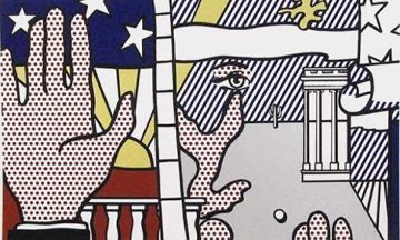 Inaugural Print 1977 Limited Edition Print - Roy Lichtenstein Inaugural Print 1977 Limited Edition Print - Roy Lichtenstein
