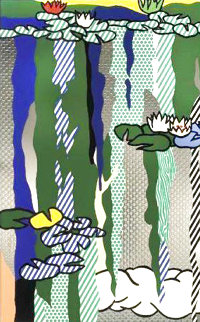 Water Lilies With Cloud PP 1992 Limited Edition Print - Roy Lichtenstein