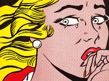 Crying Girl 1963 Limited Edition Print - Roy Lichtenstein Crying Girl 1963 Limited Edition Print - Roy Lichtenstein