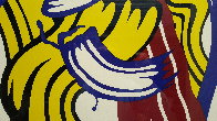 Apple Poster 1981 - Hand Signed Limited Edition Print by Roy Lichtenstein - 2 Apple Poster 1981 - Hand Signed Limited Edition Print by Roy Lichtenstein - 2