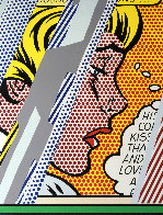 Reflections on Girl Hand Signed Poster 1990 Limited Edition Print by Roy Lichtenstein - 2