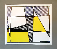 Cow Going Abstract (Triptych) 3-piece Poster Set 1982 Limited Edition Print by Roy Lichtenstein - 10