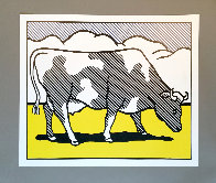Cow Going Abstract (Triptych) 3-piece Poster Set 1982 Limited Edition Print by Roy Lichtenstein - 3