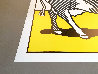 Cow Going Abstract (Triptych) 3-piece Poster Set 1982 Limited Edition Print by Roy Lichtenstein - 4