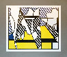 Cow Going Abstract (Triptych) 3-piece Poster Set 1982 Limited Edition Print by Roy Lichtenstein - 7