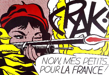 Crak! Leo Castelli Exhibition Poster HS 1963 Limited Edition Print - Roy Lichtenstein Crak! Leo Castelli Exhibition Poster HS 1963 Limited Edition Print - Roy Lichtenstein
