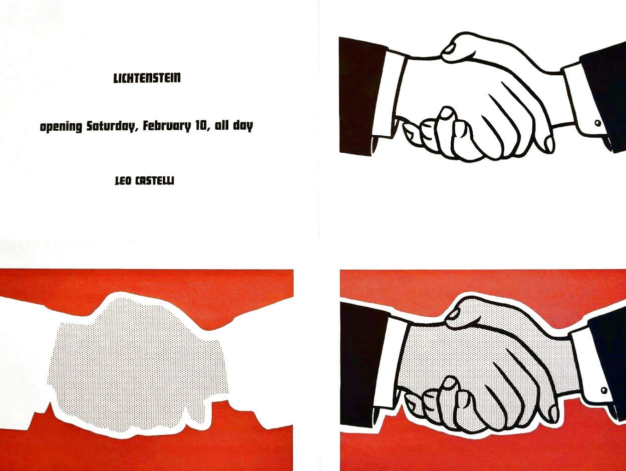 Castelli Handshake 1962 HS Limited Edition Print by Roy Lichtenstein