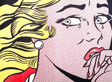 Crying Girl 1963 Limited Edition Print - Roy Lichtenstein Crying Girl 1963 Limited Edition Print - Roy Lichtenstein